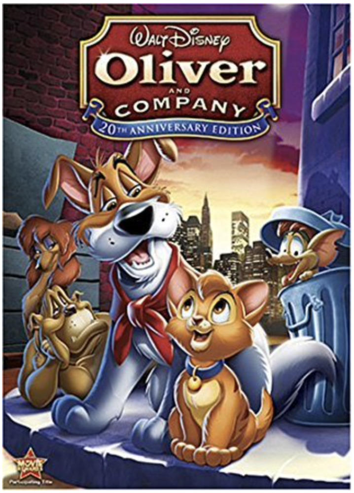 Disney Oliver & Company 20th Anniversary DVD- NEW in package, w/ Bonus Features